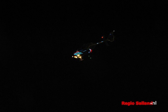Traumaheli assisteert ambulance te Lemelerveld - Foto: Robin Duteweerd